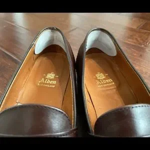 Shoes | Alden 1d Full Strap Penny Loafers Brown Calfskin  display picture 2